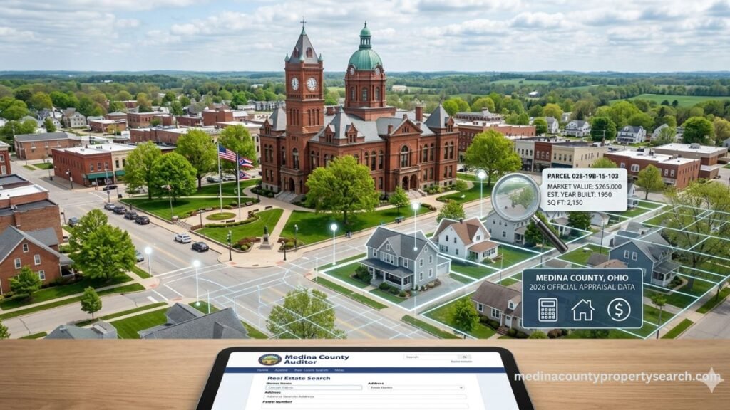 Medina County Ohio Property Appraisal Lookup and Auditor Search Tool